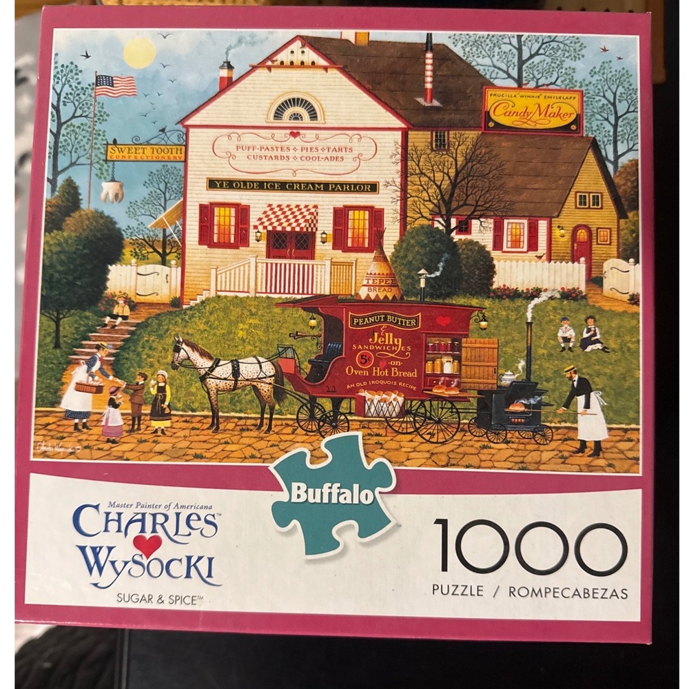 Charles Wysocki Sugar Spice 1000 Piece Buffalo‎ Games Puzzle
